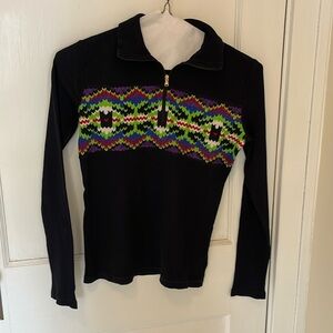 Lauren Ralph Lauren quarterneck zip knit top